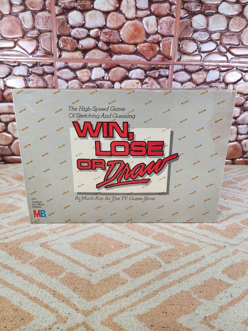 Win, Lose or Draw (1987 Original Edition MB Disney VTG Board Game) B1